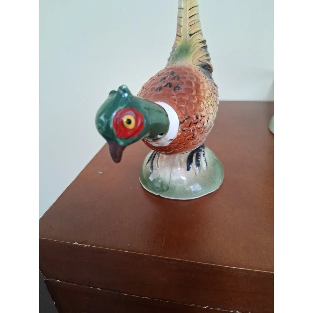 Ucagco Pheasant Salt & Pepper Shakers, Vintage, Made in Japan
